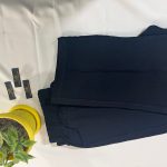 شلوار زنانه نخ پنبه زیپ دار تیکیش